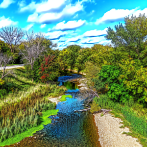 Kitchen Before and After Water Damage Restoration In Brook Creek Lawrence KS