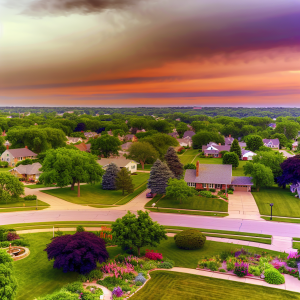 Kitchen Before and After Water Damage Restoration In Deerfield Lawrence KS