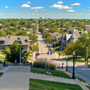Kitchen Before and After Water Damage Restoration In Hillcrest Lawrence KS