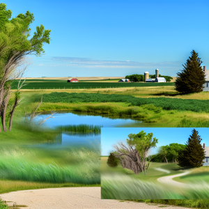 Kitchen Before and After Water Damage Restoration In Meriden KS