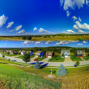 Kitchen Before and After Water Damage Restoration In West Hills Lawrence KS